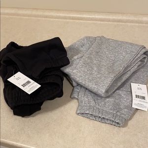 Two pairs of sweatpants